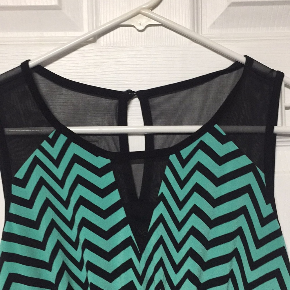 •Enfocus Studio• Mint and Black Dress - Picture 2 of 6